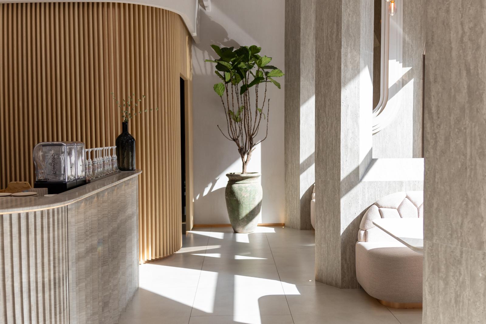 Seating · banquette and pendant